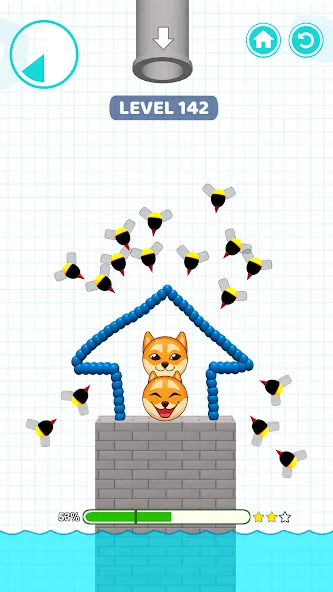 Save Balls: Brain Teaser Games [МОД: Много денег, Монет и Все открыто] Screenshot 2
