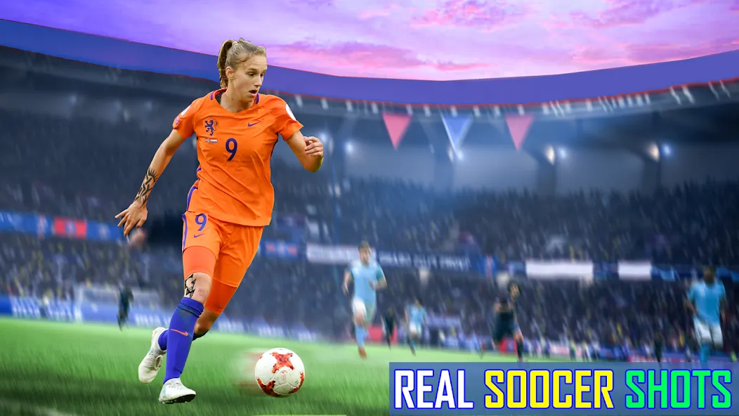 Soccer Kick Worldcup Champion [МОД: Меню, Бесконечные монеты и Открытые уровни] Screenshot 1