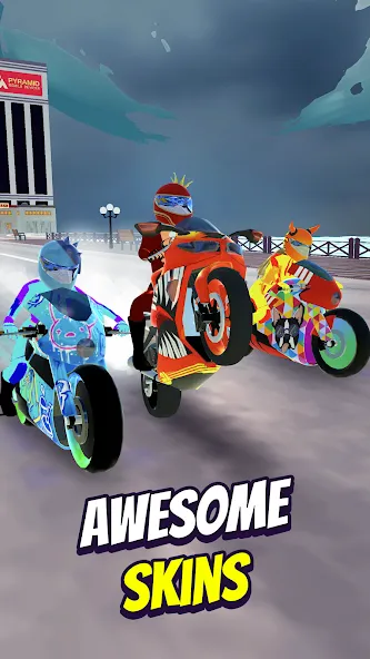 Wild Wheels: Bike Racing (Уайлд Вилз) [МОД: Деньги, Монеты и Меню MOD] Screenshot 3