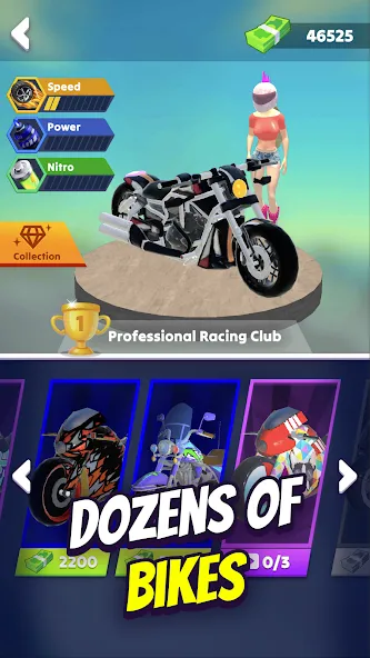 Wild Wheels: Bike Racing (Уайлд Вилз) [МОД: Деньги, Монеты и Меню MOD] Screenshot 4
