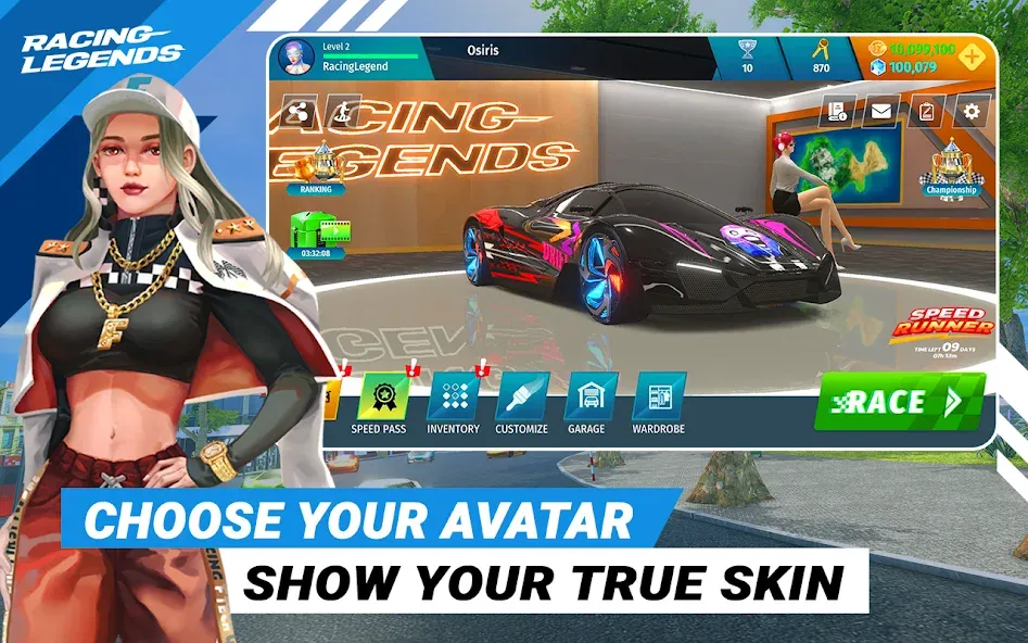 Racing Legends Funzy (Расинг Легендс Фанзи) [МОД: Много монет, Открытые уровни и Мега MOD] Screenshot 2