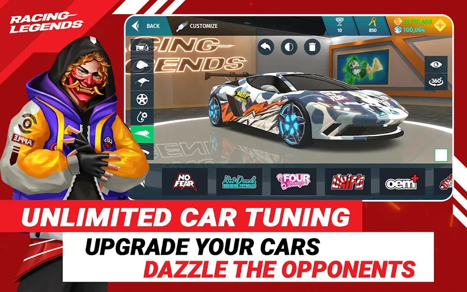 Racing Legends Funzy (Расинг Легендс Фанзи) [МОД: Много монет, Открытые уровни и Мега MOD] Screenshot 3