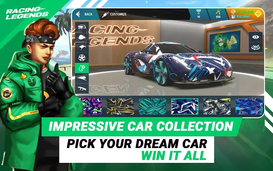 Racing Legends Funzy (Расинг Легендс Фанзи) [МОД: Много монет, Открытые уровни и Мега MOD] Screenshot 4