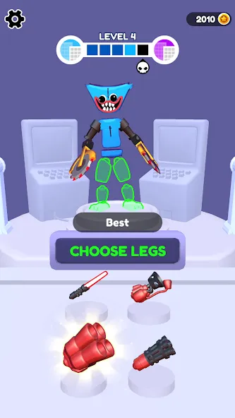 Ragdoll Weapon Master (Рагдолл Мастер Оружия) [МОД: Много монет, Открытые уровни и Мега MOD] Screenshot 4