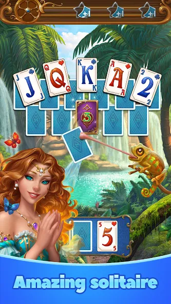 Magic Story of Solitaire Cards [МОД: Бесконечные деньги, Монеты и Мега MOD] Screenshot 1
