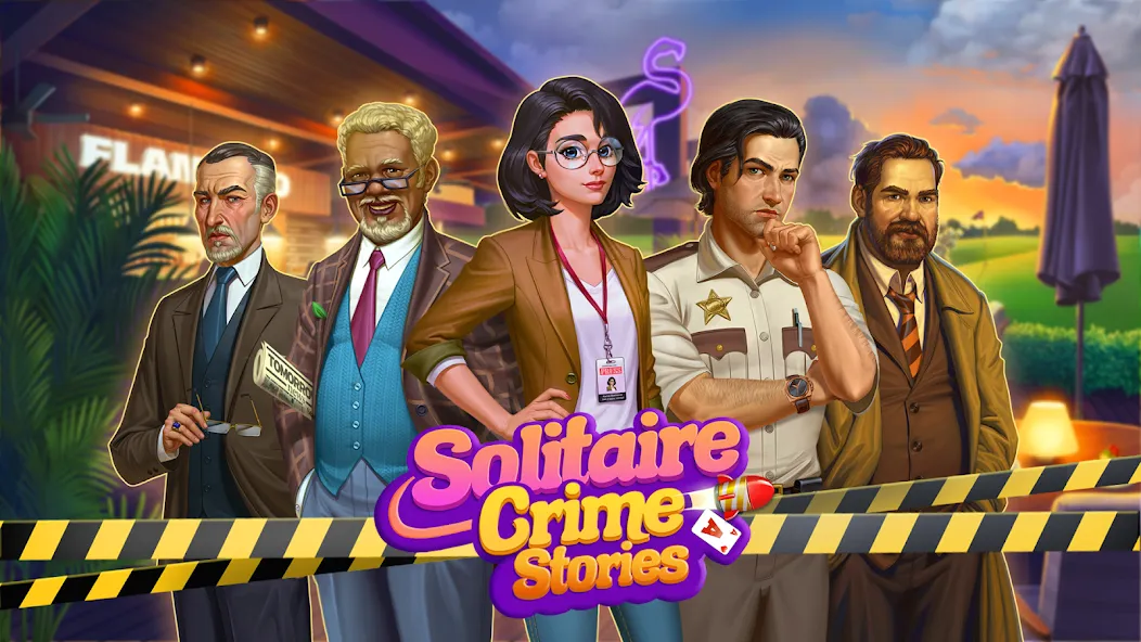 Solitaire Crime Stories [МОД: Все открыто, Дополнительные деньги и Меню MOD] Screenshot 5