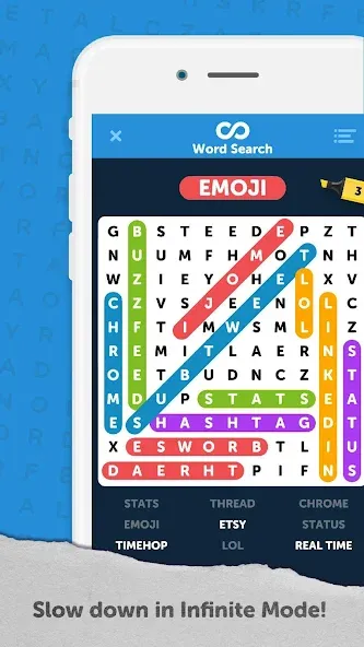 Infinite Word Search Puzzles (Инфинити ворд срч пазлы) [МОД: Меню, Бесконечные монеты и Открытые уровни] Screenshot 4