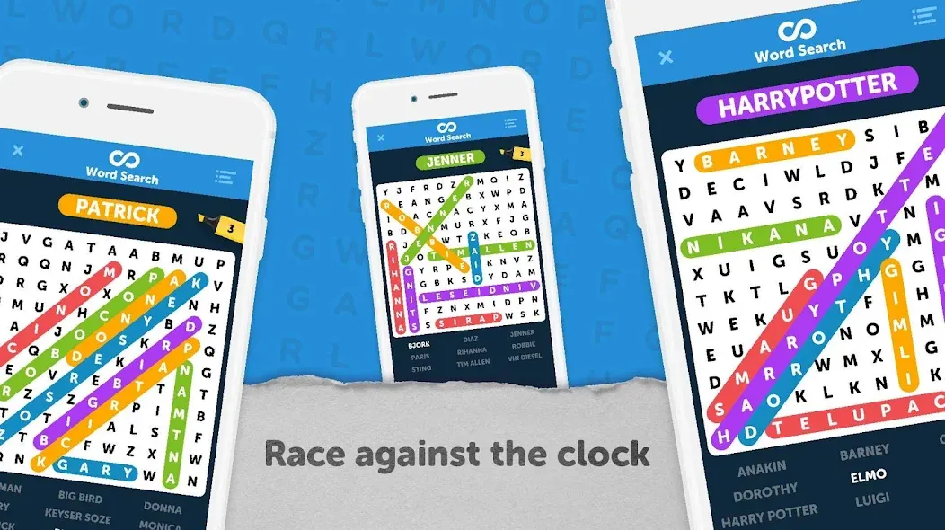 Infinite Word Search Puzzles (Инфинити ворд срч пазлы) [МОД: Меню, Бесконечные монеты и Открытые уровни] Screenshot 5