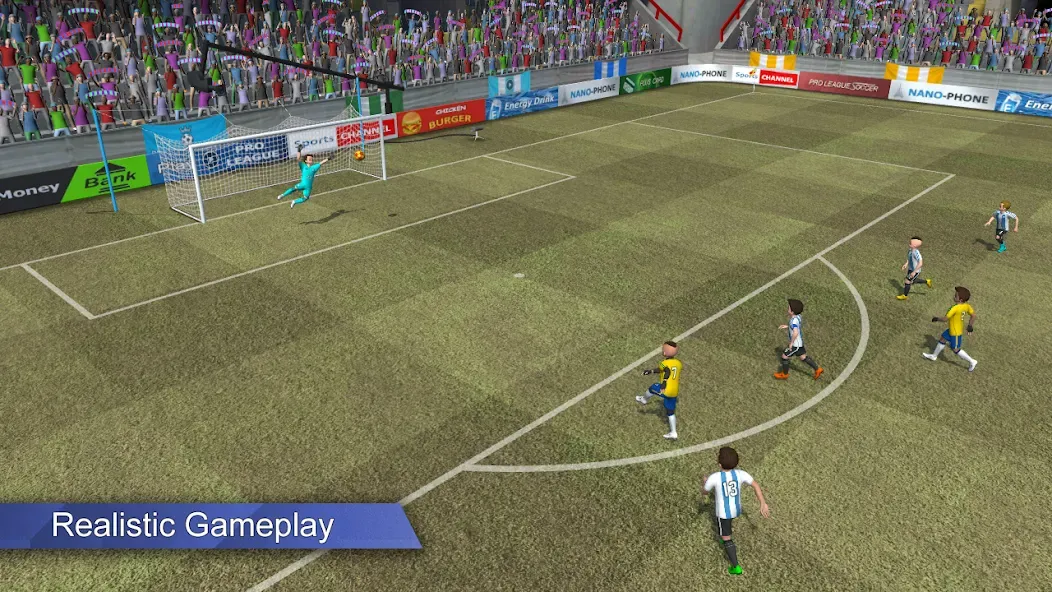 Pro League Soccer (Про лига футбола) [МОД: Деньги, Монеты и Меню MOD] Screenshot 2