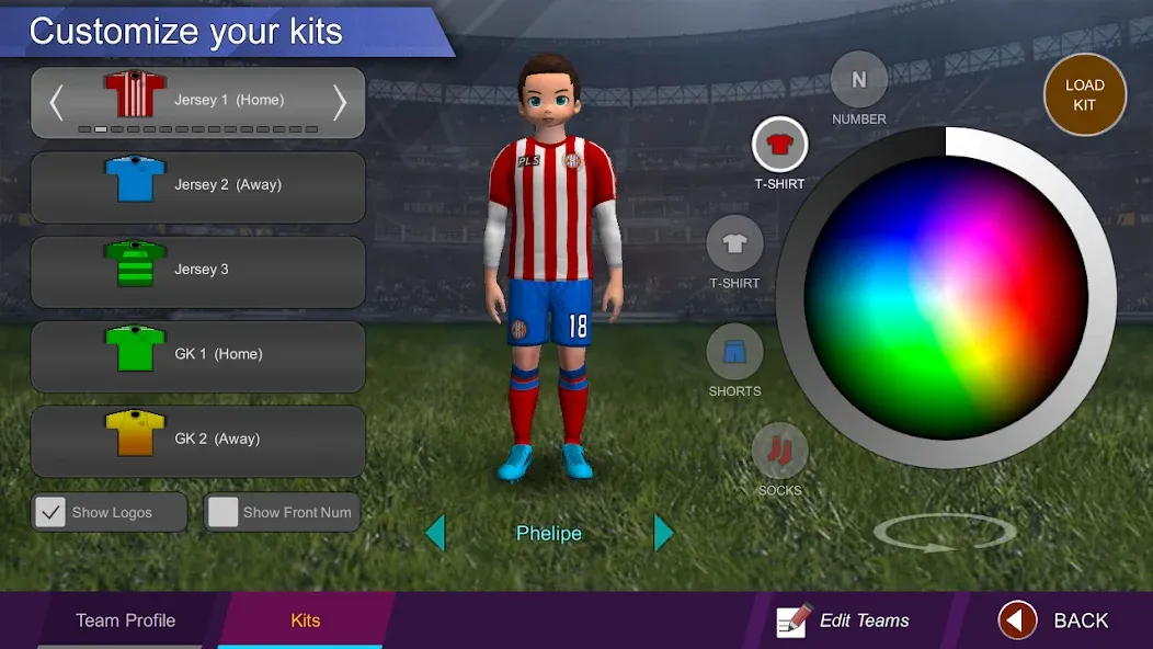 Pro League Soccer (Про лига футбола) [МОД: Деньги, Монеты и Меню MOD] Screenshot 3
