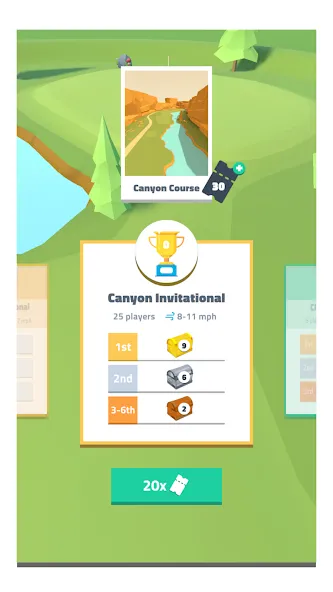 Golf Dreams (Гольф Дримс) [МОД: Деньги, Монеты и Меню MOD] Screenshot 5