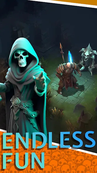 Necromancer Hero: Skeletons 3D (Некромантгерой) [МОД: Меню, Бесконечные монеты и Открытые уровни] Screenshot 2