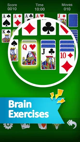 Solitaire [МОД: Все открыто, Дополнительные деньги и Меню MOD] Screenshot 1