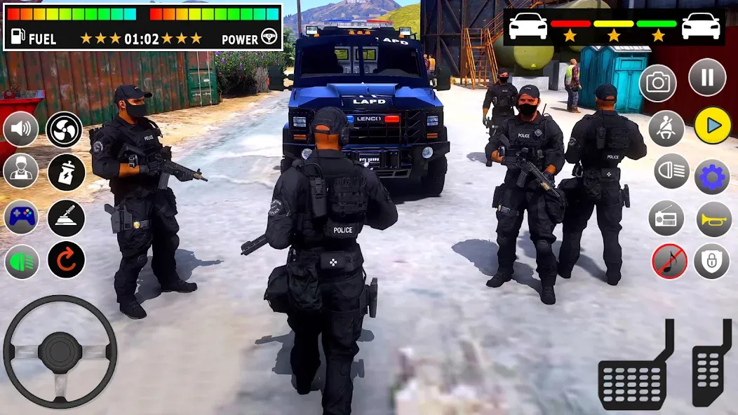 Police Games Simulator: PGS 3d [МОД: Меню, Бесконечные монеты и Открытые уровни] Screenshot 1