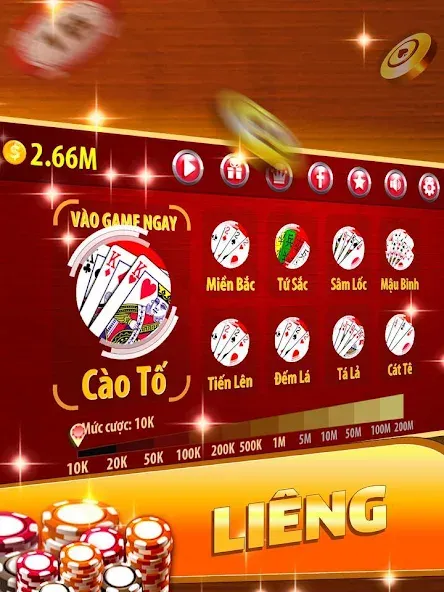 Liêng - Lieng [МОД: Много монет, Открытые уровни и Мега MOD] Screenshot 2