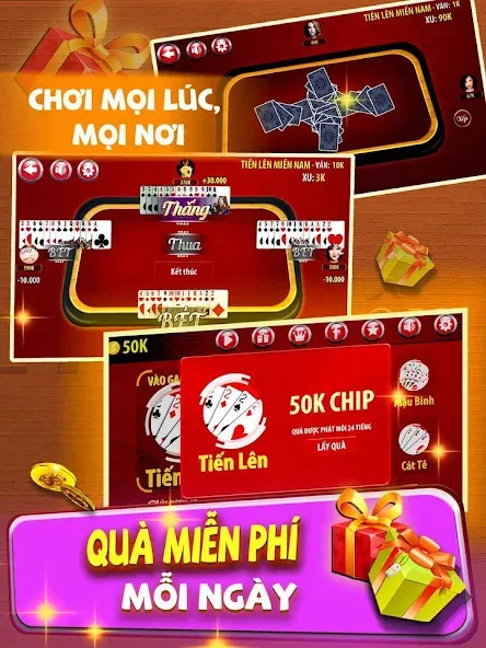 Tiến Lên Miền Nam - Tien Len [МОД: Деньги, Монеты и Меню MOD] Screenshot 3