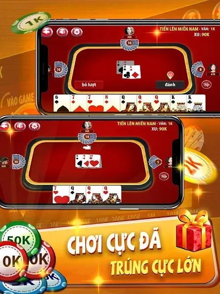 Tiến Lên Miền Nam - Tien Len [МОД: Деньги, Монеты и Меню MOD] Screenshot 5