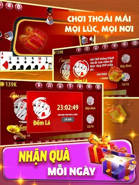 Tiến Lên Đếm Lá - Tien Len [МОД: Много денег, Монет и Все открыто] Screenshot 3
