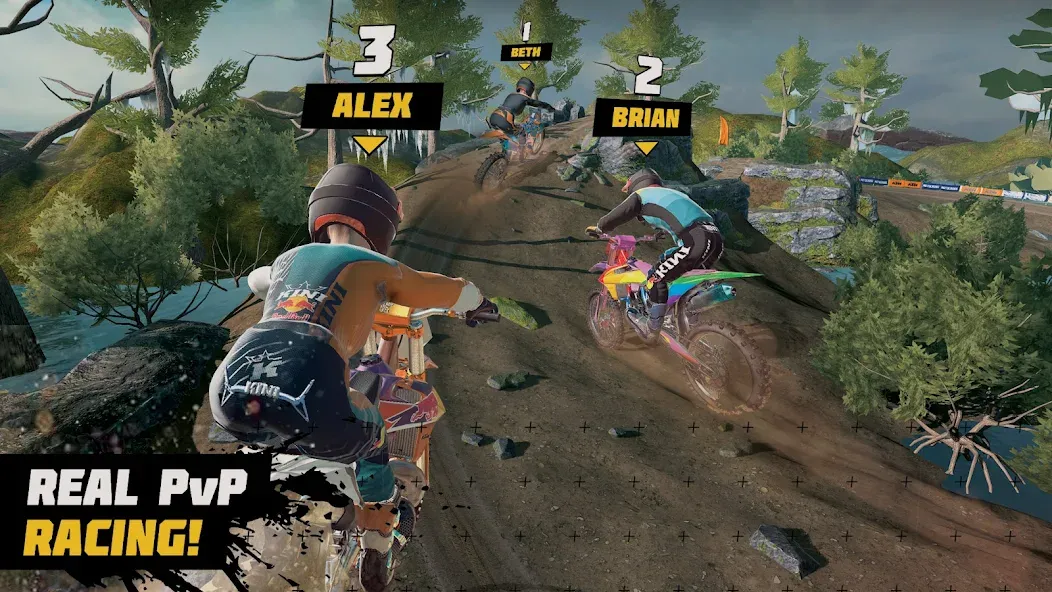 Dirt Bike Unchained: MX Racing (Дерт Байк Анчейнд) [МОД: Много денег, Монет и Все открыто] Screenshot 5