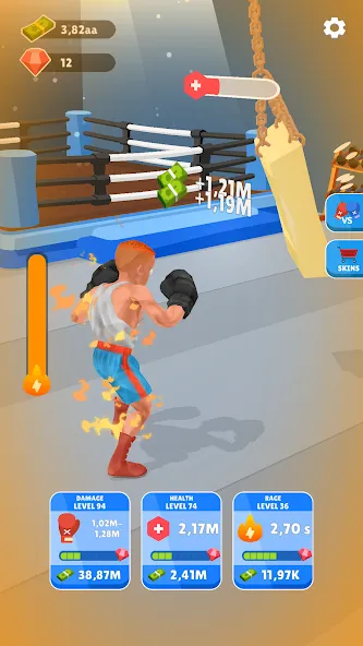 Tap Punch - 3D Boxing (Тап Панч) [МОД: Бесконечные деньги, Монеты и Мега MOD] Screenshot 1