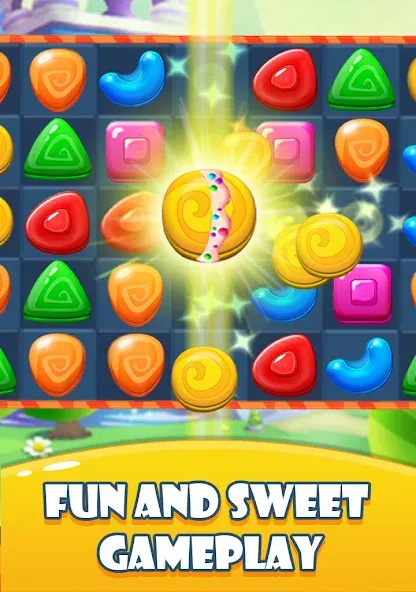 Cookie Jelly Match (Куки Джелли Матч) [МОД: Все открыто, Дополнительные деньги и Меню MOD] Screenshot 5