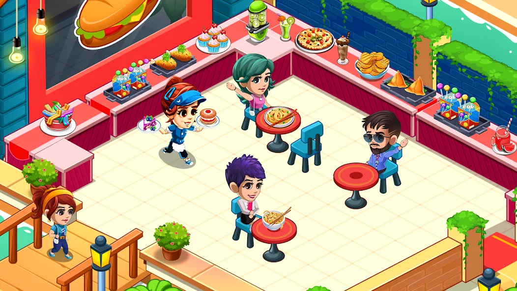 Cooking Restaurant Kitchen (Кукинг Ресторан Китчен) [МОД: Деньги, Монеты и Меню MOD] Screenshot 2
