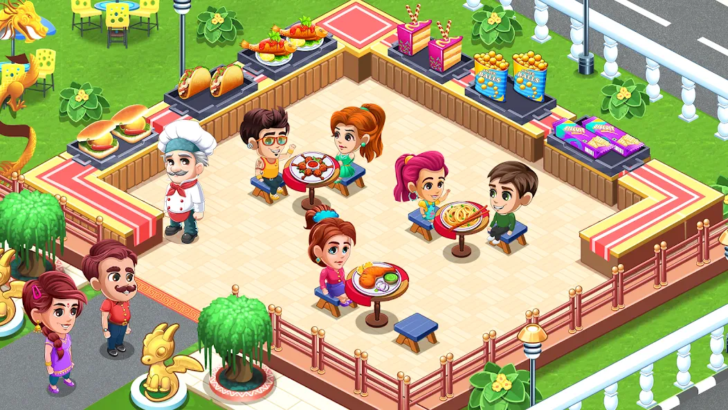 Cooking Restaurant Kitchen (Кукинг Ресторан Китчен) [МОД: Деньги, Монеты и Меню MOD] Screenshot 4