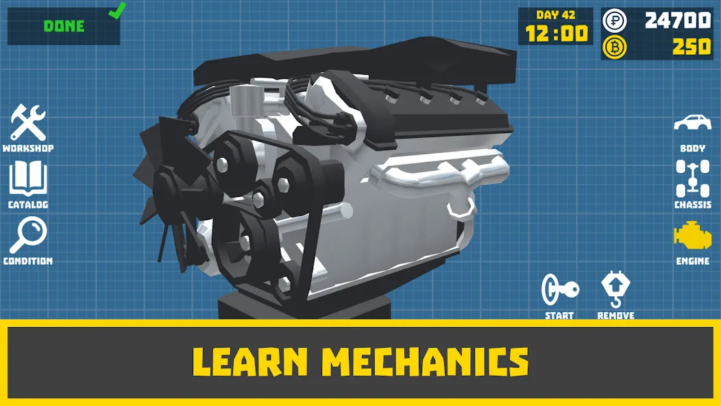Retro Garage - Car Mechanic [МОД: Много монет, Открытые уровни и Мега MOD] Screenshot 4