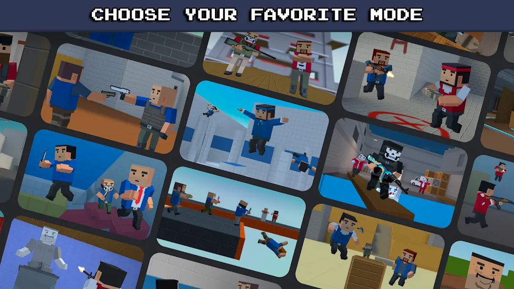 Block Strike: Online Shooter (Блок Страйк) [МОД: Много денег, Монет и Все открыто] Screenshot 2