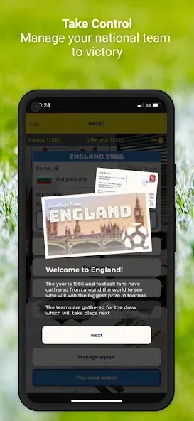 International Football Manager (Интернациональный футбольный менеджер) [МОД: Много денег, Монет и Все открыто] Screenshot 4