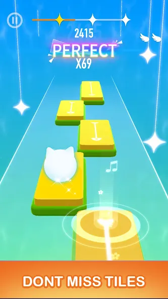 Dancing Cats - Cute Music Game (Дансинг Кэтс) [МОД: Все открыто, Дополнительные деньги и Меню MOD] Screenshot 2