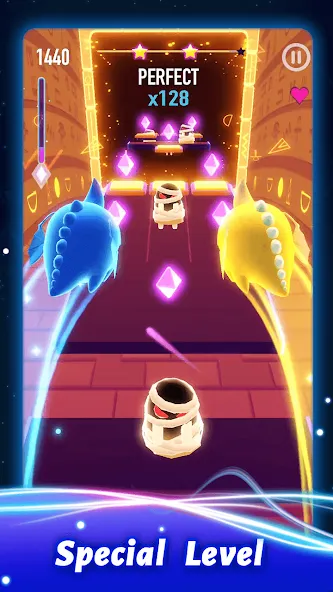Rolling Twins: Music Ball Rush (Роллинг Твинс) [МОД: Все открыто, Дополнительные деньги и Меню MOD] Screenshot 1