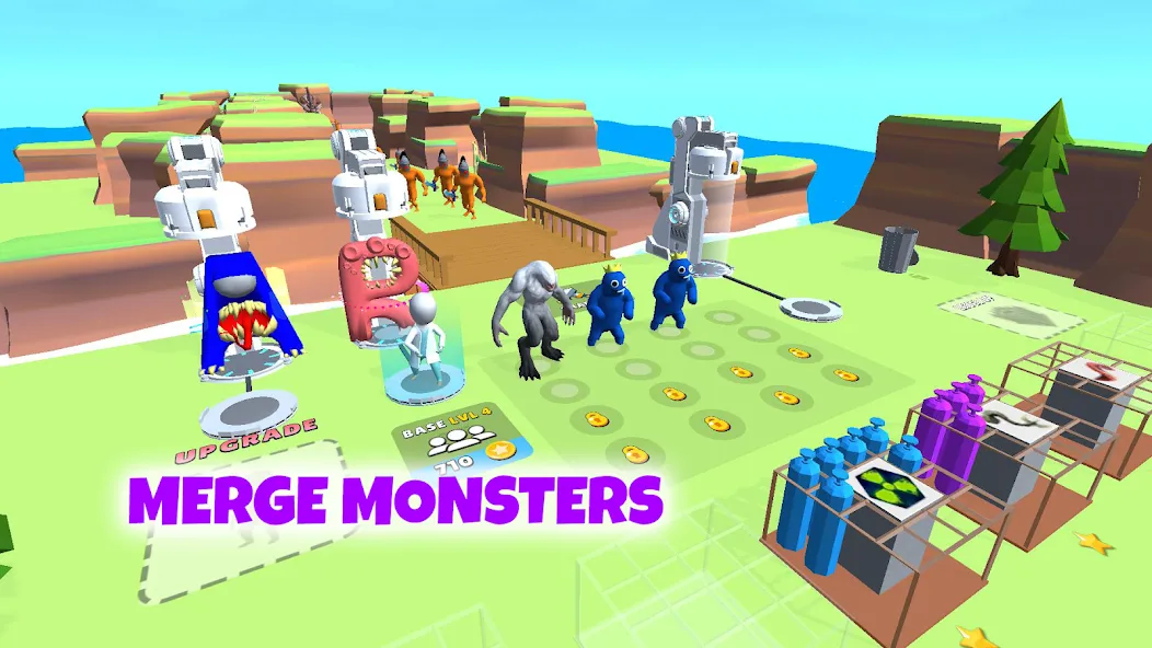 Grimace monster playground (Батл Плейграунд Монстерс) [МОД: Много денег, Монет и Все открыто] Screenshot 2
