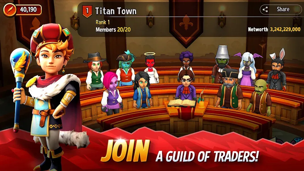 Shop Titans: RPG Idle Tycoon (Шоп Тайтанс) [МОД: Бесконечные деньги, Монеты и Мега MOD] Screenshot 5