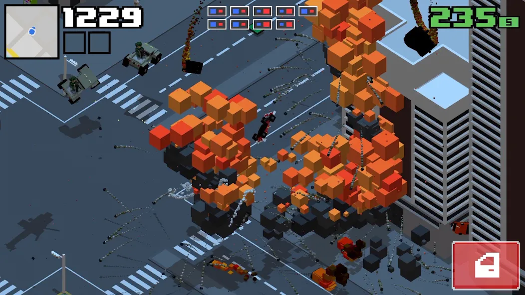 Smashy Road: Wanted 2 (Смэши Роуд) [МОД: Много денег, Монет и Все открыто] Screenshot 3