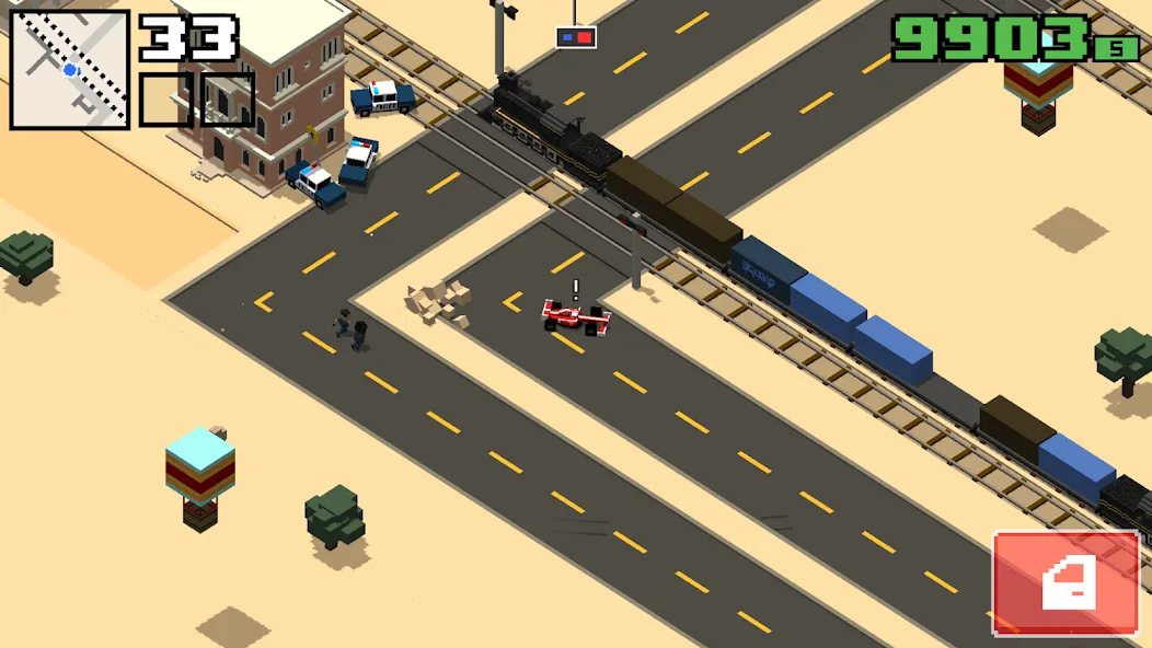 Smashy Road: Wanted 2 (Смэши Роуд) [МОД: Много денег, Монет и Все открыто] Screenshot 5
