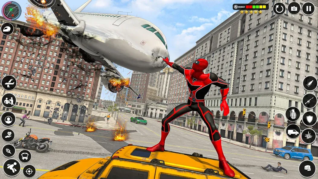 Spider Rope Games - Crime Hero [МОД: Много денег, Монет и Все открыто] Screenshot 3