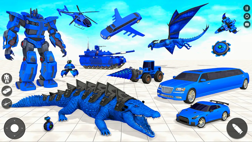 Crocodile Animal Robot Games [МОД: Деньги, Монеты и Меню MOD] Screenshot 1