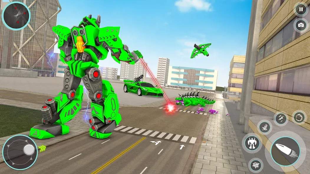 Crocodile Animal Robot Games [МОД: Деньги, Монеты и Меню MOD] Screenshot 3