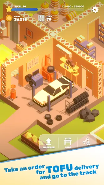 Tofu Drifter (Тофу Дрифтер) [МОД: Много монет, Открытые уровни и Мега MOD] Screenshot 2