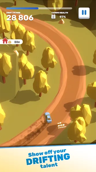 Tofu Drifter (Тофу Дрифтер) [МОД: Много монет, Открытые уровни и Мега MOD] Screenshot 5