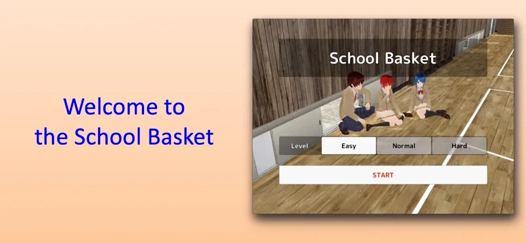 School Basket (Школьная корзина) [МОД: Бесконечные деньги, Монеты и Мега MOD] Screenshot 1