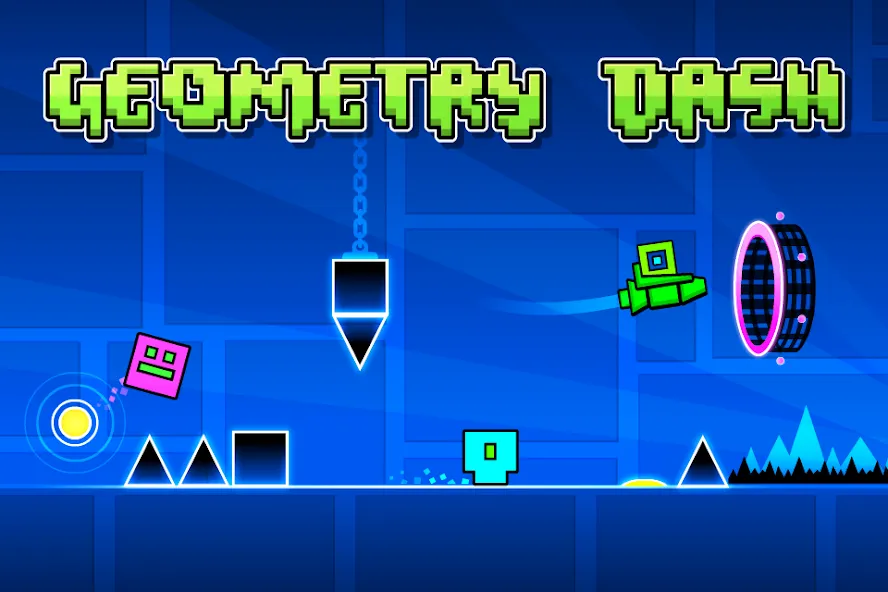 Geometry Dash Lite (Геометрия Дэш Лайт) [МОД: Деньги, Монеты и Меню MOD] Screenshot 1