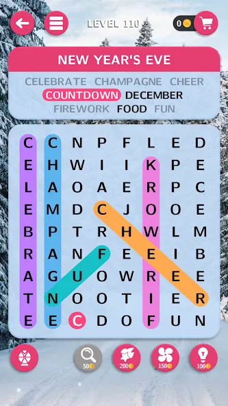 World of Word Search [МОД: Деньги, Монеты и Меню MOD] Screenshot 3