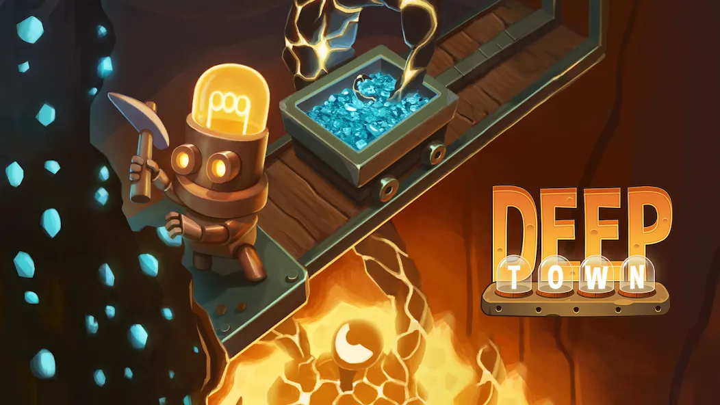 Deep Town: Idle Mining Tycoon (Дип Таун) [МОД: Все открыто, Дополнительные деньги и Меню MOD] Screenshot 1