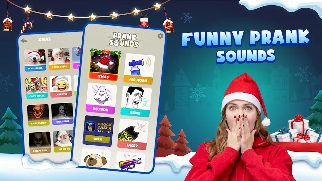 Prank sounds: haircut & fart [МОД: Меню, Бесконечные монеты и Открытые уровни] Screenshot 1