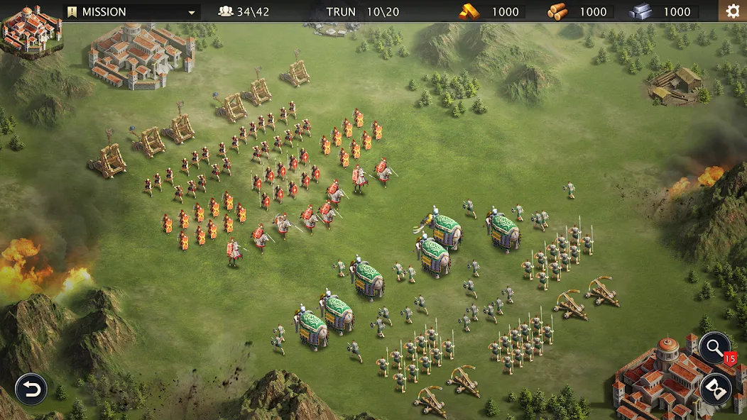 Grand War: Rome Strategy Games (Гранд Вар) [МОД: Деньги, Монеты и Меню MOD] Screenshot 4