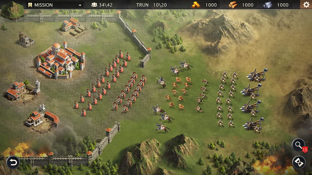 Grand War: Rome Strategy Games (Гранд Вар) [МОД: Деньги, Монеты и Меню MOD] Screenshot 5
