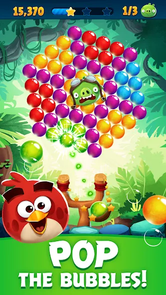 Angry Birds POP Bubble Shooter (Энгри Брдс ПОП Бабл Шутер) [МОД: Деньги, Монеты и Меню MOD] Screenshot 1