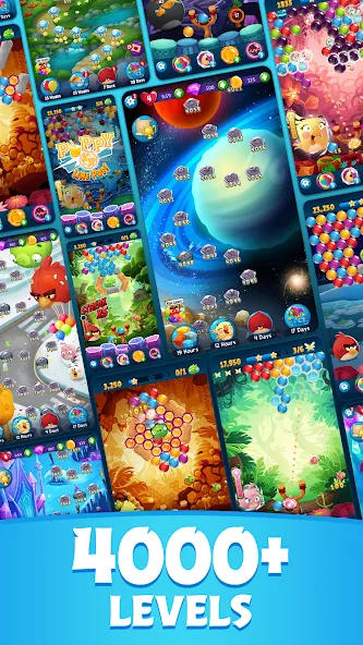 Angry Birds POP Bubble Shooter (Энгри Брдс ПОП Бабл Шутер) [МОД: Деньги, Монеты и Меню MOD] Screenshot 2